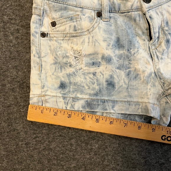 Vintage Y2K Mudd Low Rise Micro Mini Booty Shorts Bundle Lot of 2 Denim Jrs Sz 7 - Picture 16 of 16